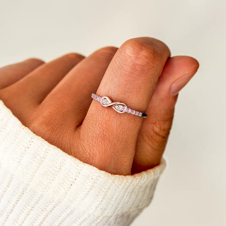 Pack Regalo "Amor Infinito" | Anillo ajustable - PLATA DE LEY