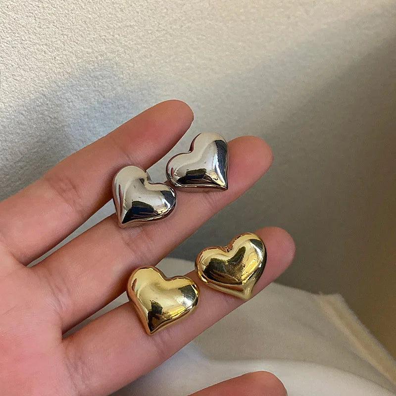 PENDIENTES CORAZÓN LISO