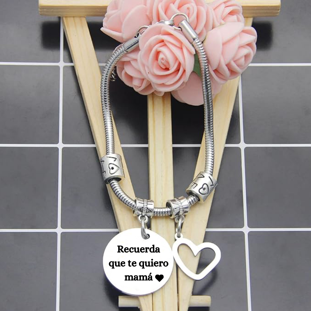 Pulsera Amor Incondicional "Recuerda que Te Quiero Mamá"