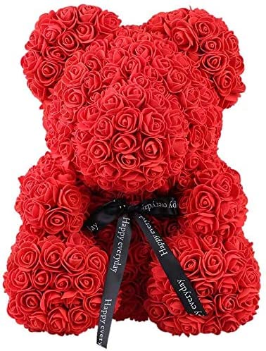 Rote Rosen tragen das perfekte Geschenk zum Valentinstag! Begrenzte Einheiten!